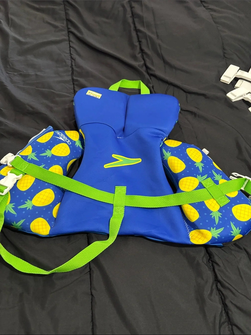 Speedo infant Pineapple Swim Vest - Blue, Yellow, Green